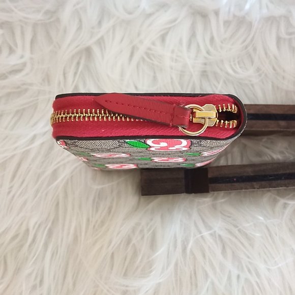 🍎AMAZING EUC! Gucci GG Supreme Ltd Ed Zippy Long Wallet w/ Dust Bag & Box🍎 - Picture 6 of 15